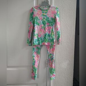 Girl's Lilly Pulitzer Pajama Set (Size 6)